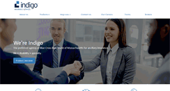 Desktop Screenshot of indigo-insurance.com